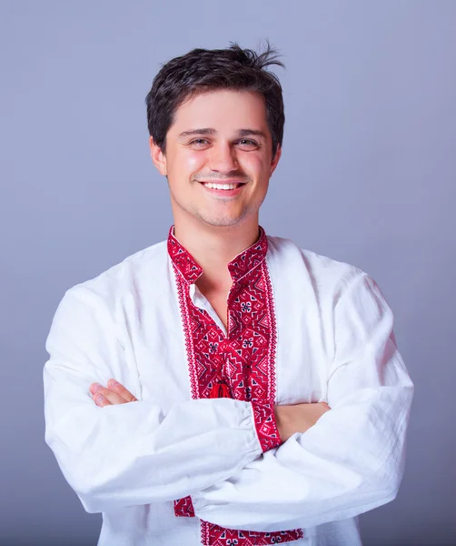 Ukrainian man in national clothes — Stock Photo, Image