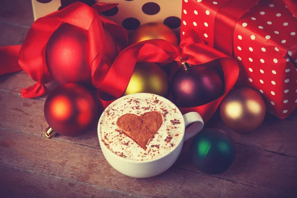 Cup with coffee — Stock Photo, Image