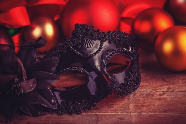 Karnaval yakınındaki hediyeler için maske.