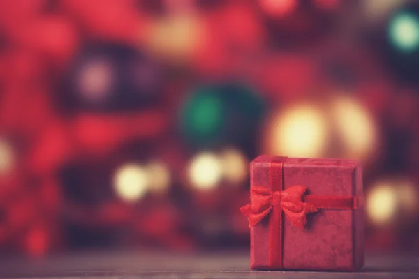 Christmas gifts. Photo in vintage style. — Stock Photo, Image