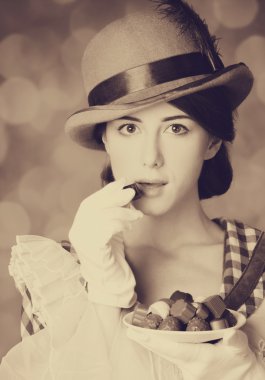 şeker ile güzel kadınlar.