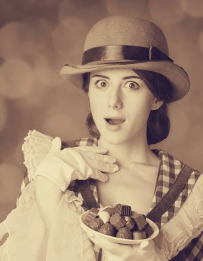 şeker ile güzel kadınlar.