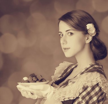 şeker ile güzel kadınlar.