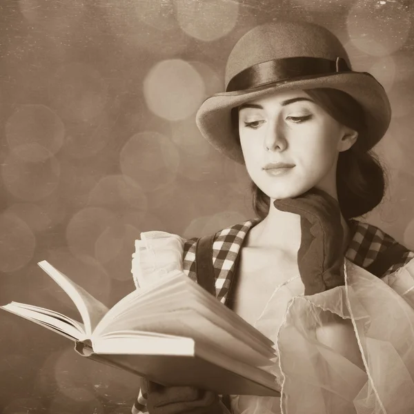 Beautiful women with book. — Stock Photo, Image