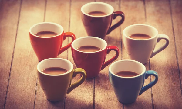 Grupo de tazas de café . — Foto de Stock