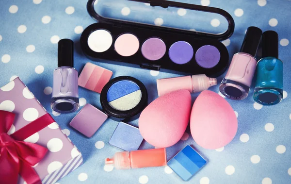 Cosmetics on table. — Stock Photo, Image