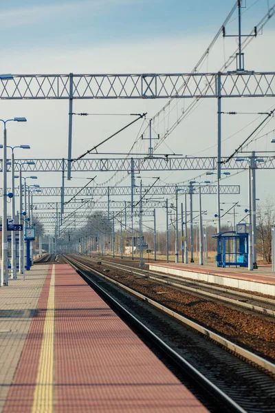 November 2019 Malczyce Poland Railroad Station Village Malczyce Poland — Stock Photo, Image