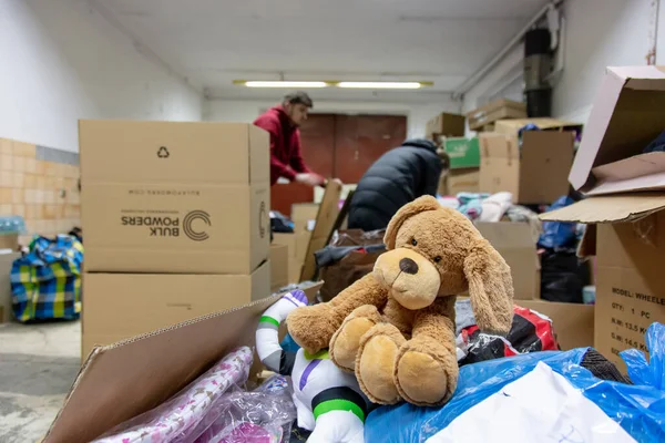 Marzo 2021 Wroclaw Polonia Almacén Voluntarios Centro Refugiados Ucraniano Wroclaw — Foto de stock gratis