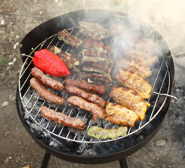 Barbecueën — Stockfoto