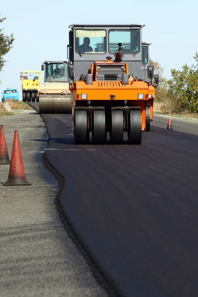 Yol silindiri — Stok fotoğraf