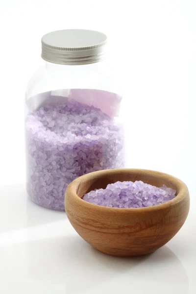 Badsalt lavendel — Stockfoto