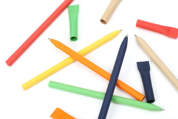 Recycled pens — Stock Photo, Image