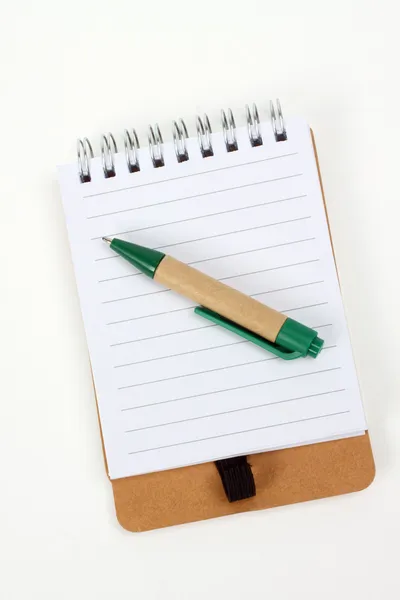 Notebook and pen — Stock Photo, Image