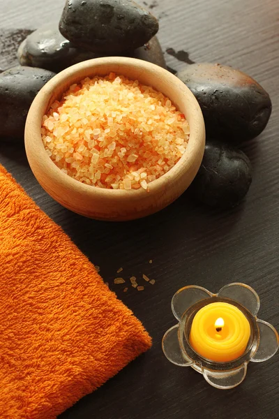 Mango smör bath salt — Stockfoto