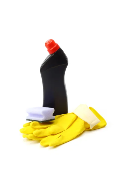 Produtos químicos de limpeza doméstica — Fotografia de Stock