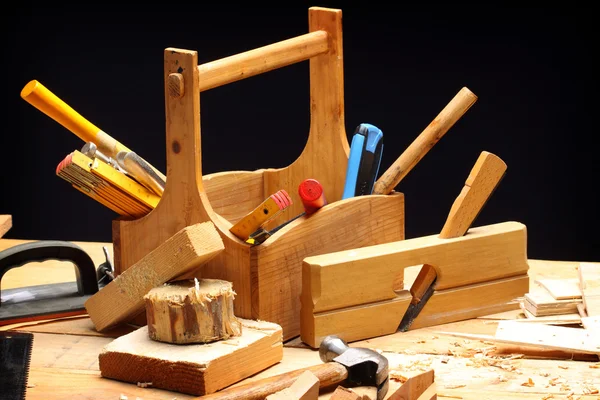 Carpenter's tools — Stockfoto