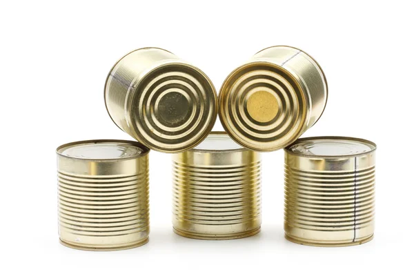 Tin cans — Zdjęcie stockowe