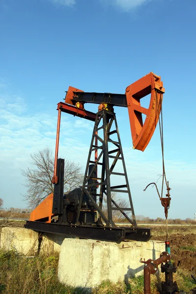 Olja pump jack — Stockfoto