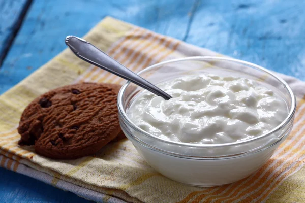 Hausgemachter Joghurt — Stockfoto