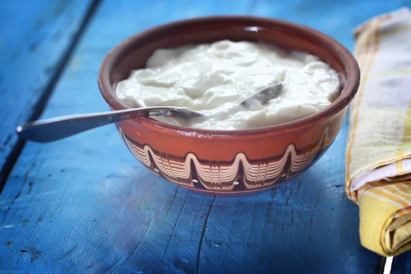 Домашний йогурт — стоковое фото