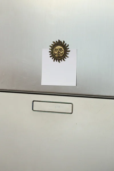 Note on refrigerator — Stock Photo, Image