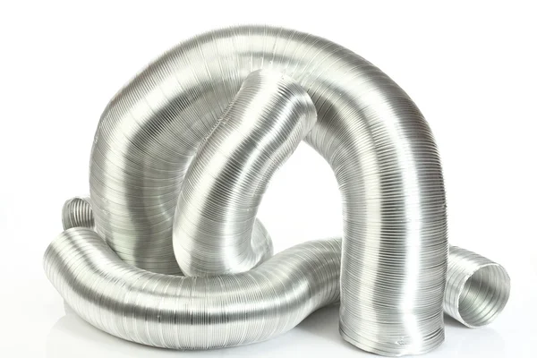 Aluminium air tubes — Stock Photo, Image