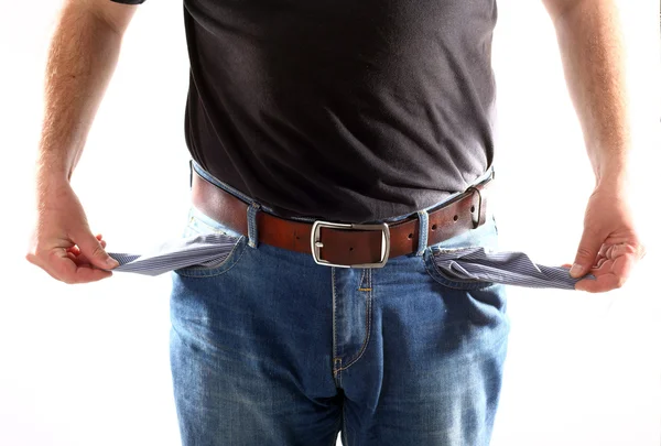 Empty pockets — Stock Photo, Image