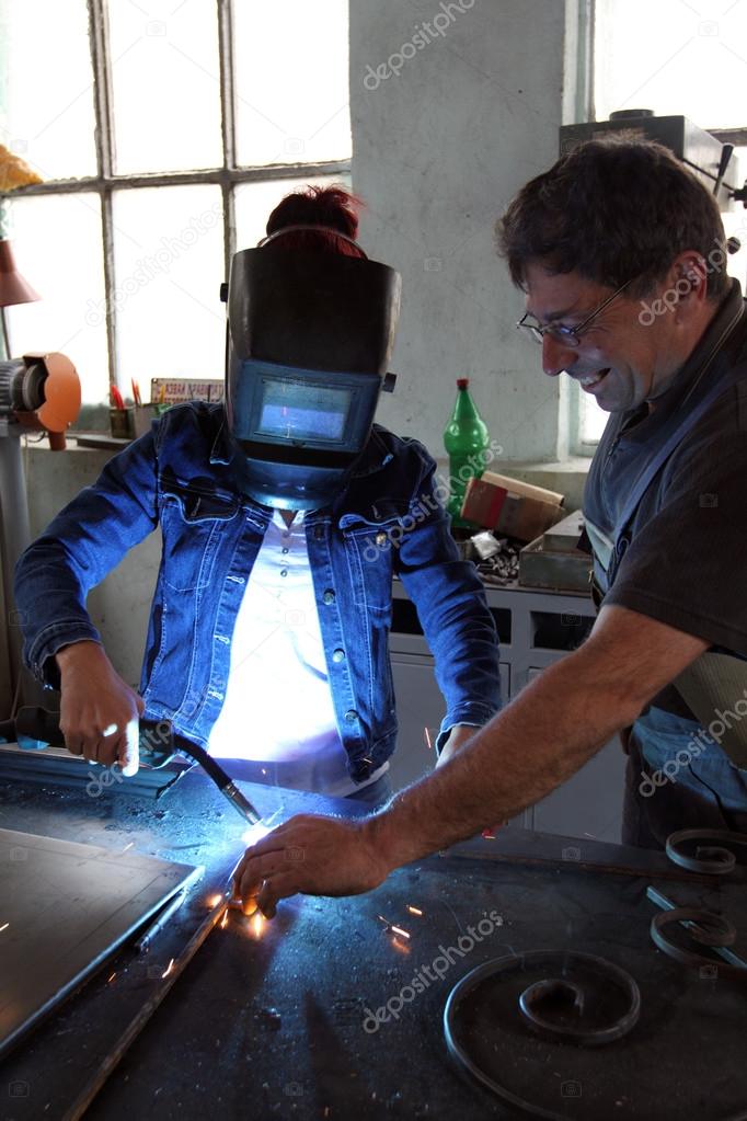 workers welding
