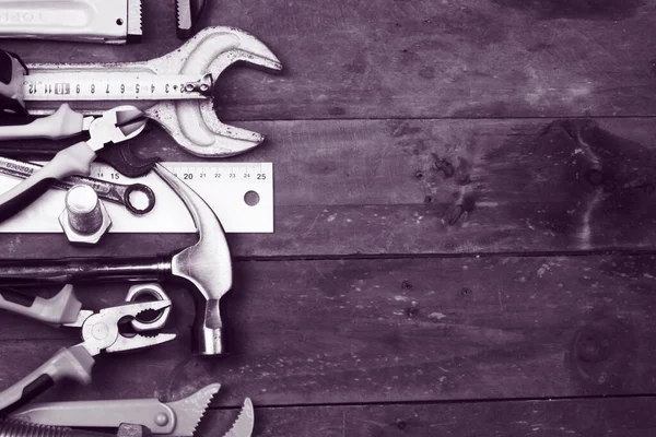 Hand Tools Workbench — Stock Photo, Image