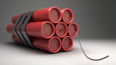 dinamit yüksek çözünürlükte 3d görüntü