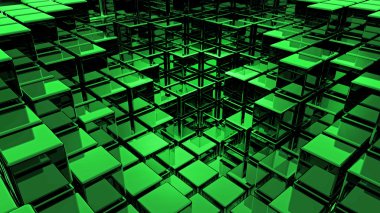 arka plan olarak soyut yumuşak yeşil küpleri