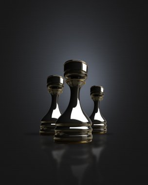 arka plan illüstrasyon siyah satranç çaylak. yüksek çözünürlük
