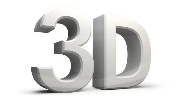 3 d の word 図. — ストック写真