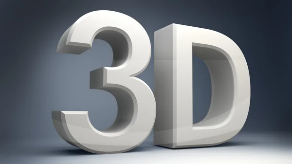 3D obrázek aplikace word. — Stock fotografie