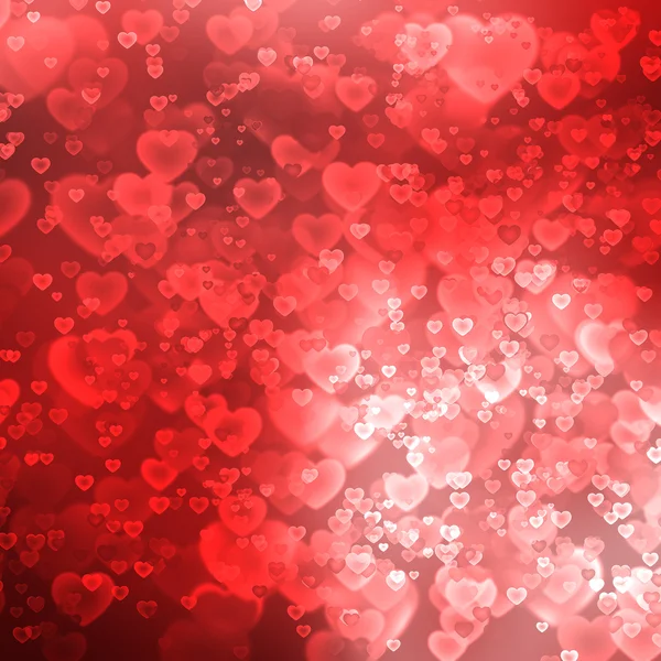 Fondo del día de San Valentín con corazones — Foto de Stock