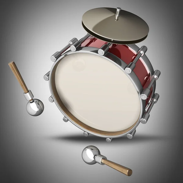 Instrumento de baixo tambor . — Fotografia de Stock