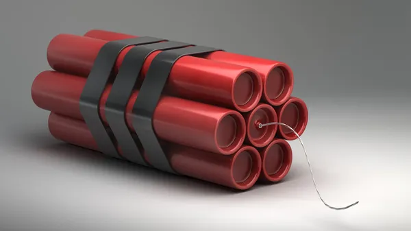 Dynamite High resolution 3D image — Stock Photo, Image