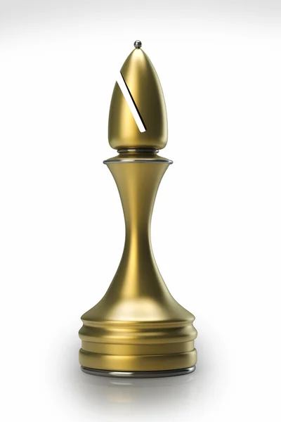 Chess golden officer — Stock Photo, Image