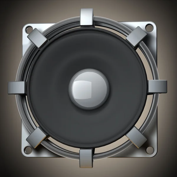 Loudspeaker High resolution 3d render — Stock Photo, Image