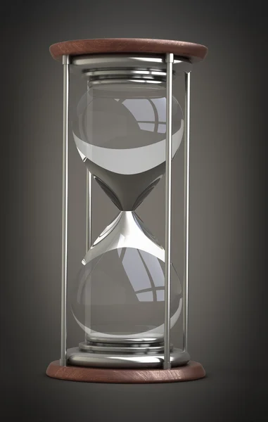 Hourglass sand clock High resolution 3D — Stock Photo, Image