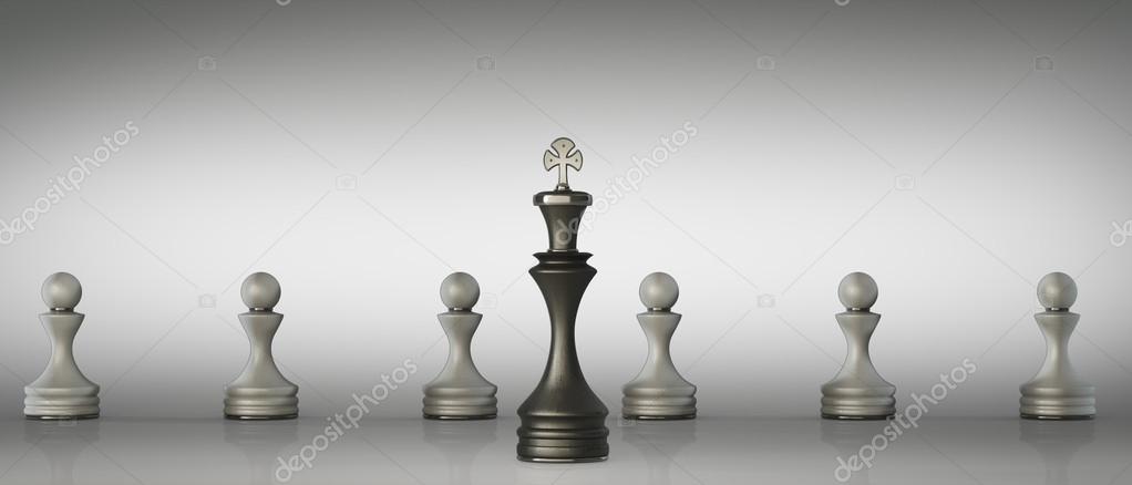 3d Chess concept background. High resolution Stock Photo by