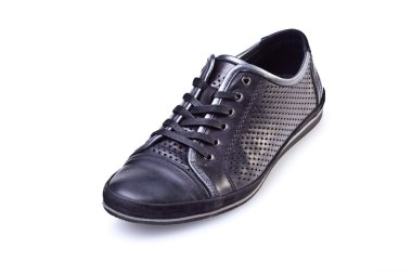 adamın siyah ayakkabı