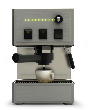 Modern kahve makinesi.