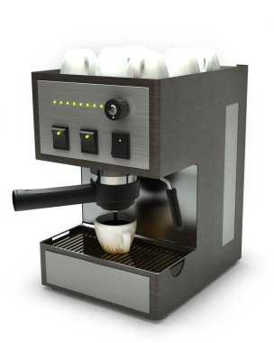 Modern kahve makinesi.