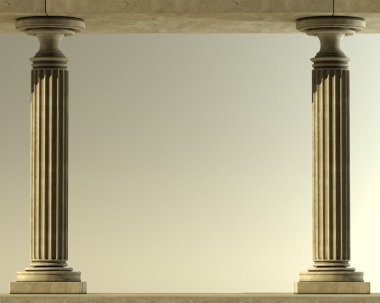 klasik mermer sütun