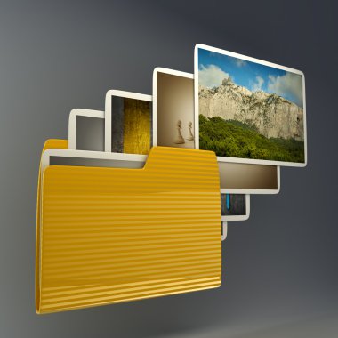 klasörden fotoğraf yükleme.