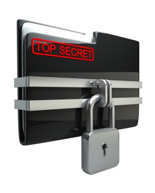 Kapalı kilit (gizli klasörüyle siyah)