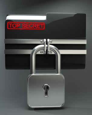 Kapalı kilit (gizli klasörüyle siyah)