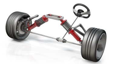 emici, fren balataları ve tekerlekler