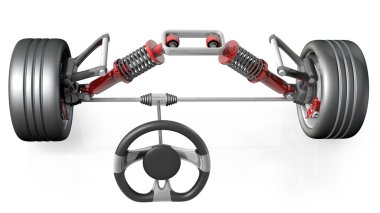 emici, fren balataları ve tekerlekler